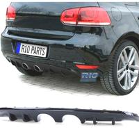 DIFFUSORE VOLKSWAGEN VW GOLF MK6 08-12 NERO LUCIDO