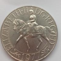 25 pence 1977 Elisabetta II 