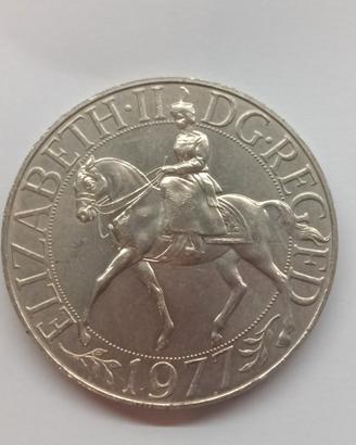 25 pence 1977 Elisabetta II 