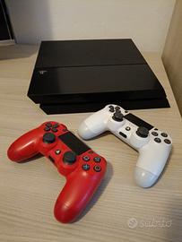 PS4 500GB + 2 Controller + 2 Giochi + Cavi – Perfe