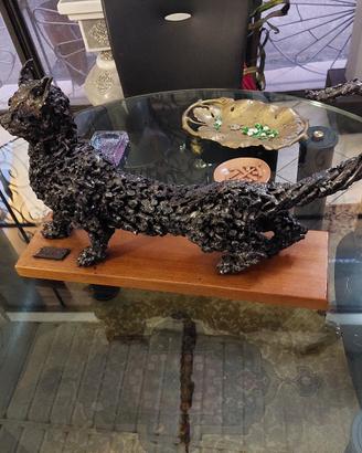 Gatto "Bassotto" scultura