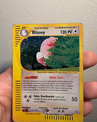 Pokemon AQUAPOLIS #H6/H32 Blissey Holo - ITALIANO