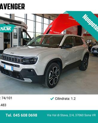 JEEP Avenger 1.2 Turbo 100 CV Summit