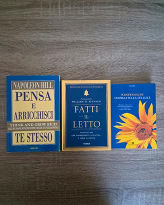 Lotto 3 Libri Crescita Personale e Filosofia 