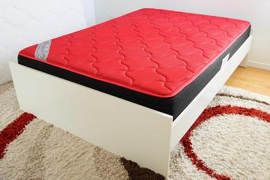 Letto IKEA BRIMNES alla francese + rete, materasso