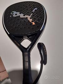 Racchetta padel Puma nova elite nero oro 2024
