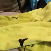 Calze da calcio Adidas gialle professionali