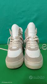 Sneakers alte da donna Guess - Bianco crema 38