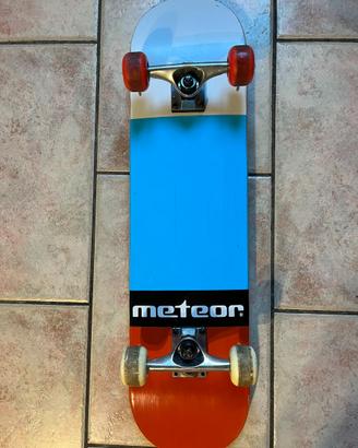 Skateboard Meteor Salty Rosso e Blu