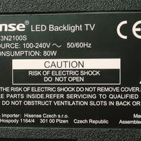 ricambi funzionanti tv hisense 43"