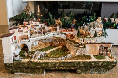 Presepe artigianale motorizzato