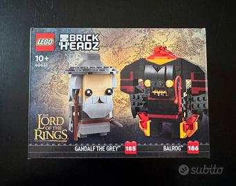 Lego 40631 BrickHeadz Gandalf il Grigio e Balrog
