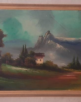 Quadro grande con  Paesaggio 