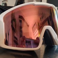 Oakley Occhiali maschera da neve Rose goldiridium