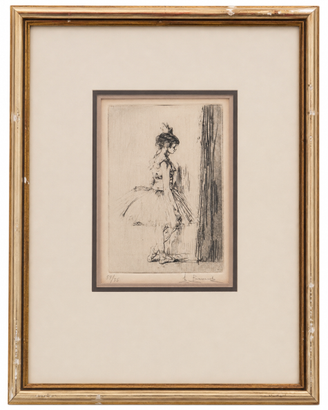 Acquaforte “La ballerina” di Auguste Brouet