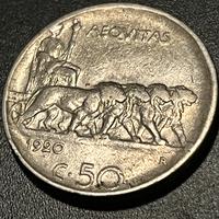 50 centesimi 1920