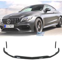 SPOILER LIP MERCEDES W205 C205 15-21 LOOK C63 NERO
