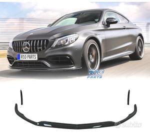 SPOILER LIP MERCEDES W205 C205 15-21 LOOK C63 NERO