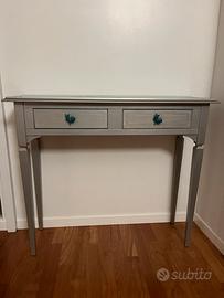 Console legno argento