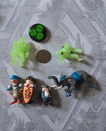 Lotto misto vintage exogini kinder funny castle