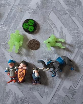 Lotto misto vintage exogini kinder funny castle