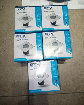 lotto 5 lampade da giardino alfa k mini 