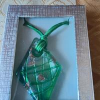 collana con ciondolo in vetro Murano