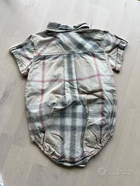 Camicia bimbo burberry 9 mesi