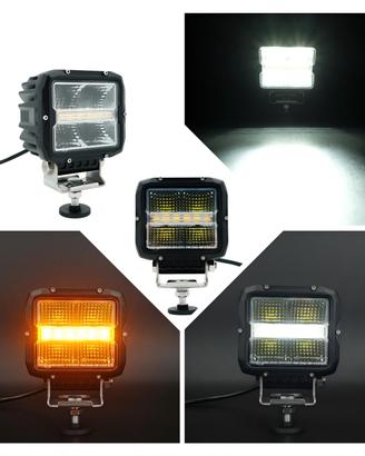 Faro da lavoro con lampeggiante integrato