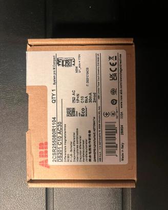 Magnetotermico+Differenziale Compatto DS201C10AC30