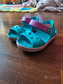 Sandali Crocs Turchese e Rosa originali