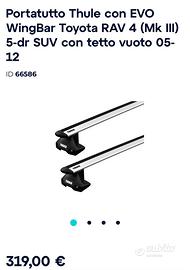 Barre tetto thule RAV4 05-12