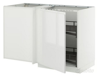 ikea metod mobile angolare con accessorio utrusta