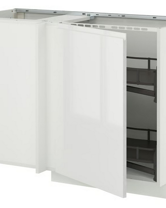 ikea metod mobile angolare con accessorio utrusta