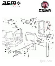Maniglia Appiglio Anteriore Originale Per Fiat Panda 2012 - DX E SX, Ricambio 735549178 - Foto 10