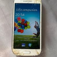 Samsung s4 Mini con vetro rotto