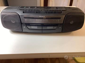SONY STEREO RADIO FM/AM+CASSETTE  14 WATT