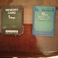 Memory card per PS1 e ps2
