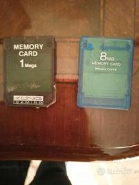 Memory card per PS1 e ps2