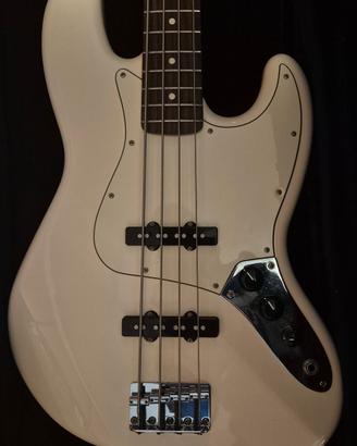 Fender Jazz Bass Mexico 2013 Bianco + Custodia Rig