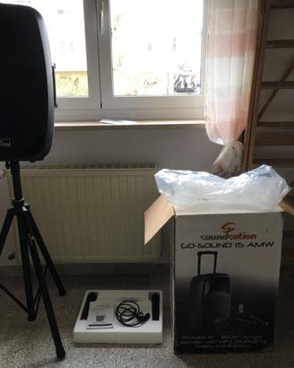 Cassa portatile sound sation GO-SOUND 15 AMW