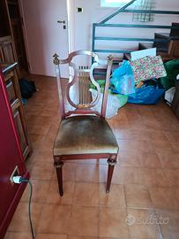 sedia  stile liberty spagnolo
