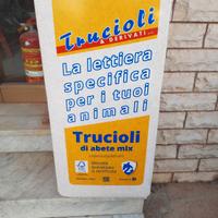 Trucioli mix per lettiere.