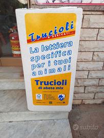 Trucioli mix per lettiere.