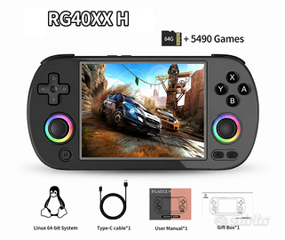 Console Anbernic RG40XX H 64GB, WIFI Bluetooth