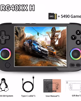 Console Anbernic RG40XX H 64GB, WIFI Bluetooth