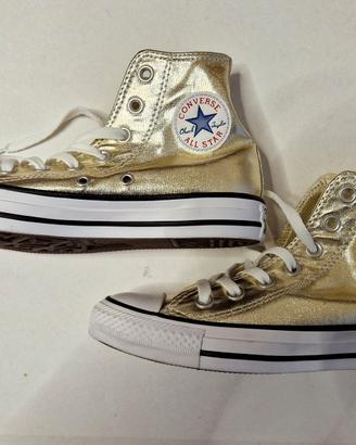 Converse originali, colore oro N.36
