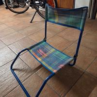 coppia di sedie da spiaggia