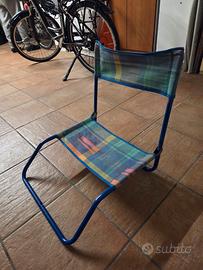 coppia di sedie da spiaggia