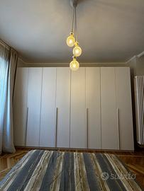 Armadio 8 Ante Sirio Bianco L 365 cm